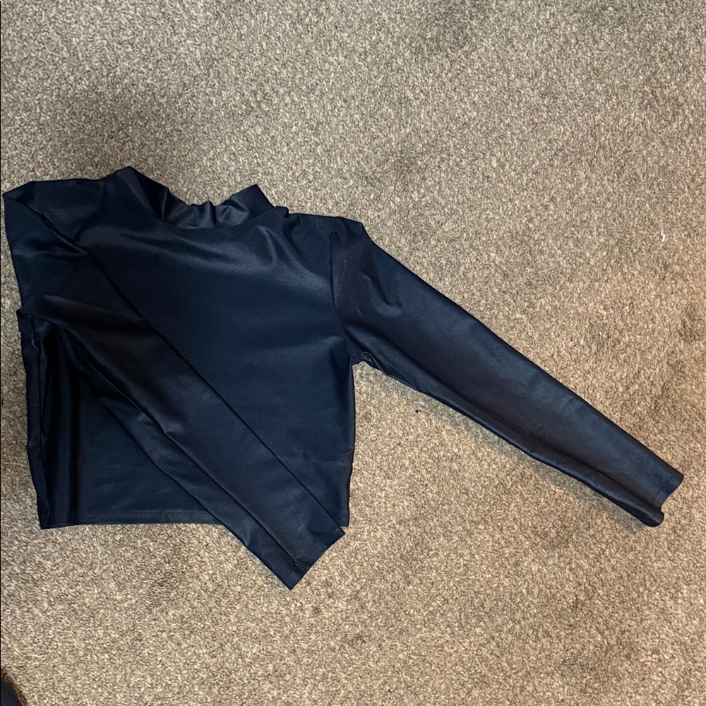 Noli Yoga liquid 3 piece Stylish Navy Blue Activewear Set - Picture 5 of 9